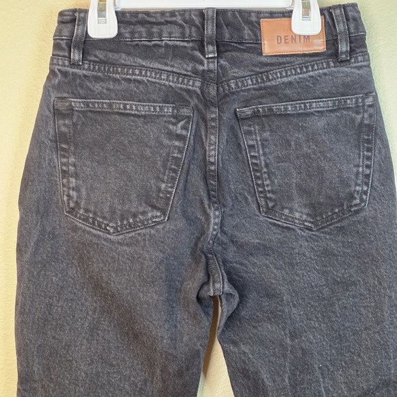 SEZANE Women Slim Parfait Heather Black Jeans Size 27 Button Fly READ DESC - Picture 9 of 16